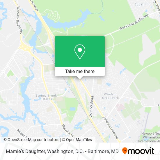 Mamie's Daughter map