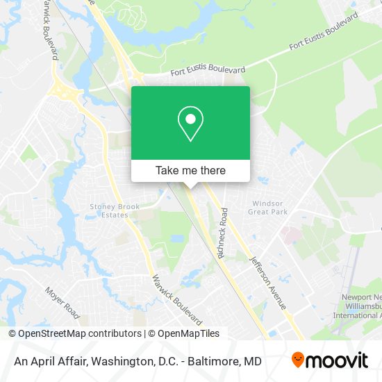 An April Affair map
