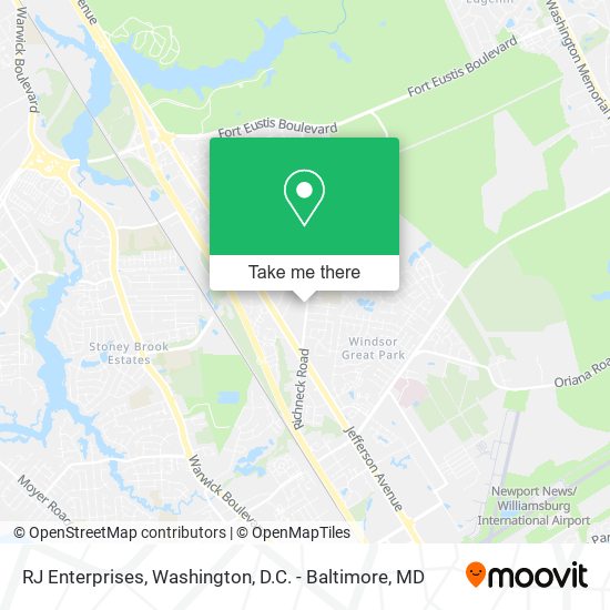 RJ Enterprises map