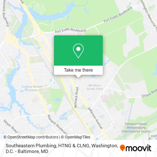 Mapa de Southeastern Plumbing, HTNG & CLNG