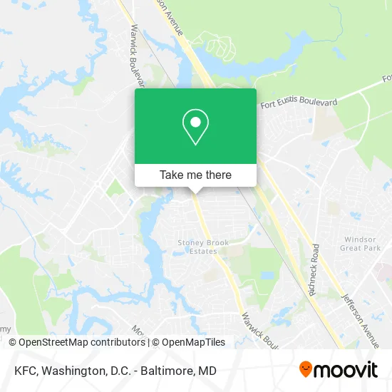 KFC map