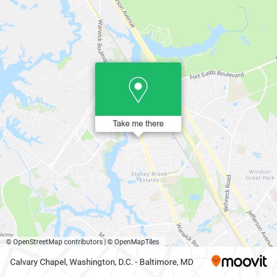 Calvary Chapel map