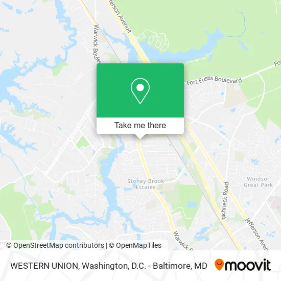WESTERN UNION map