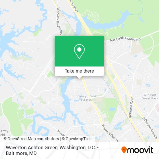 Mapa de Waverton Ashton Green