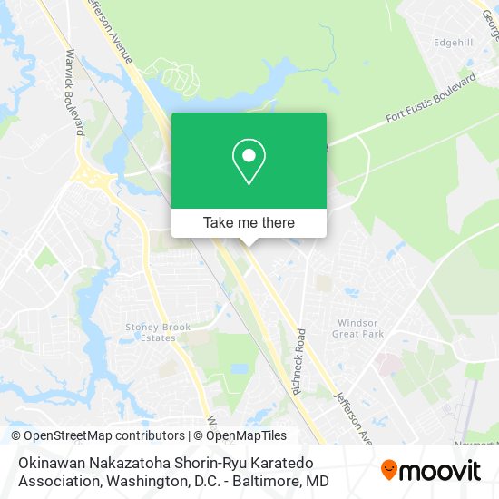 Okinawan Nakazatoha Shorin-Ryu Karatedo Association map