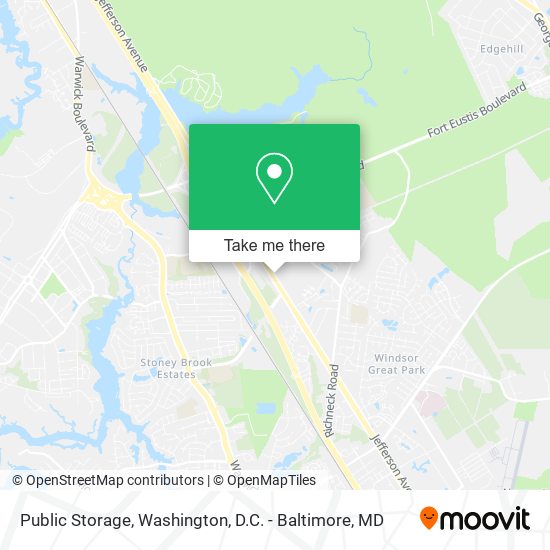Public Storage map