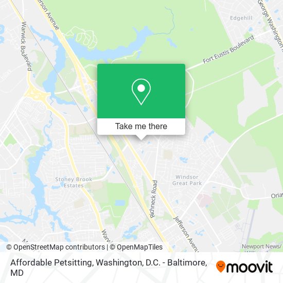 Affordable Petsitting map