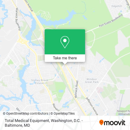 Total Medical Equipment map