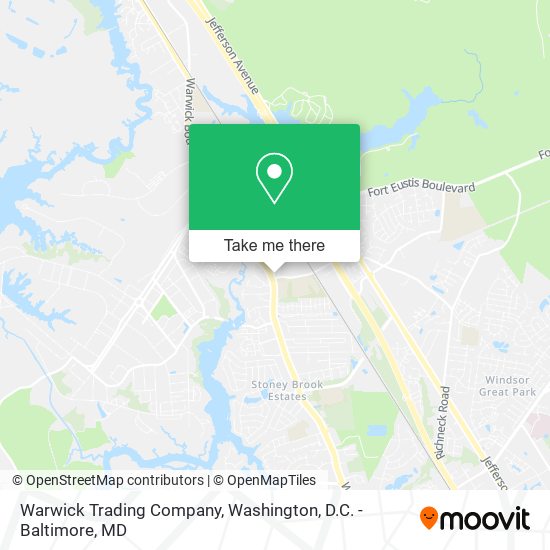 Warwick Trading Company map
