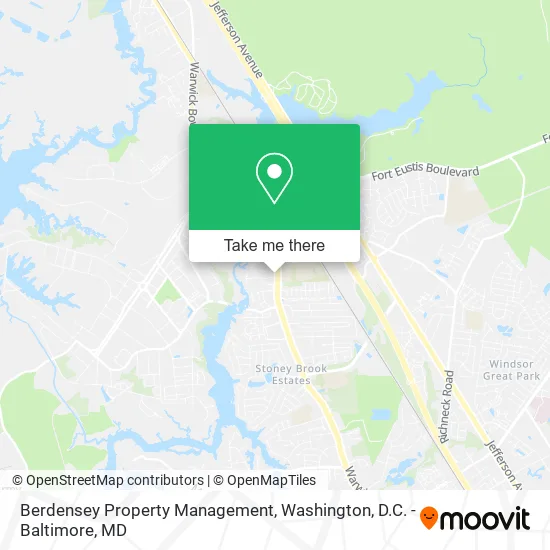 Berdensey Property Management map