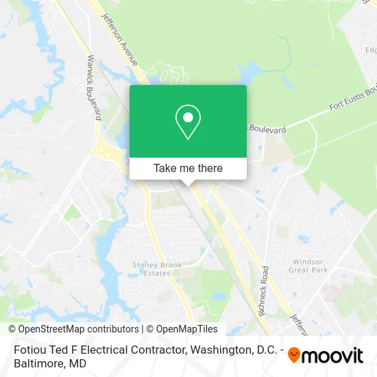 Fotiou Ted F Electrical Contractor map