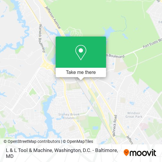 L & L Tool & Machine map