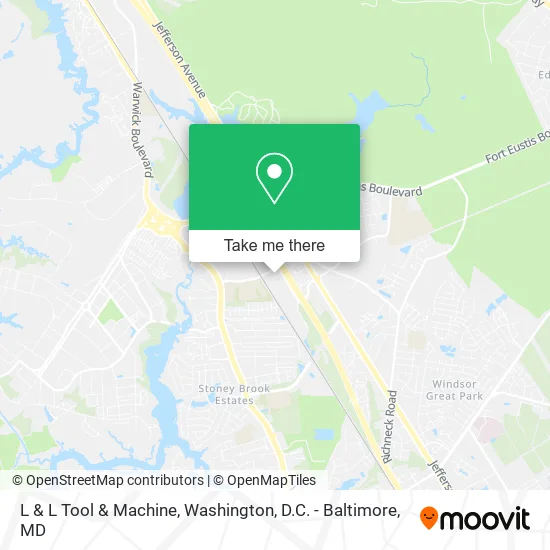 L & L Tool & Machine map