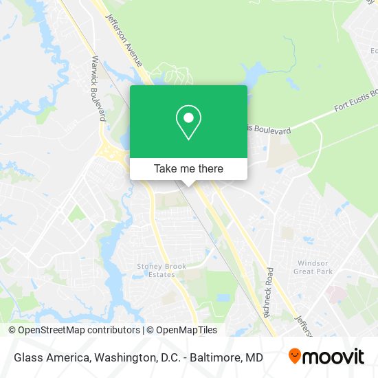 Glass America map