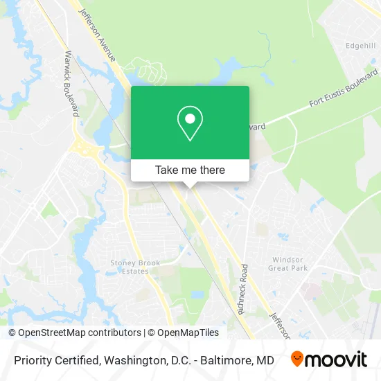 Priority Certified map