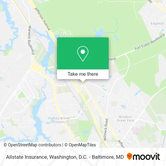 Allstate Insurance map