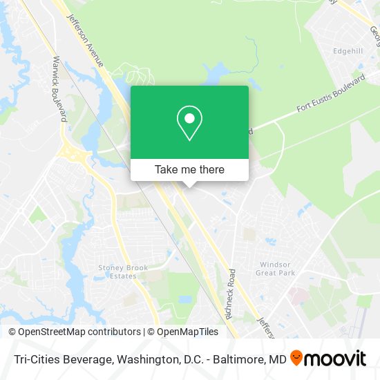 Mapa de Tri-Cities Beverage