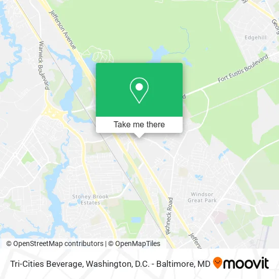 Tri-Cities Beverage map