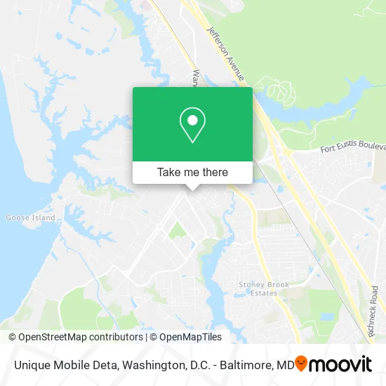 Unique Mobile Deta map