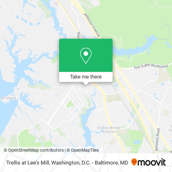 Trellis at Lee's Mill map