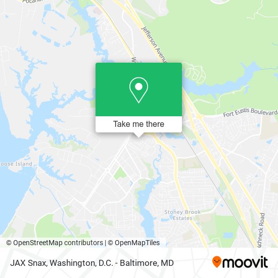 JAX Snax map