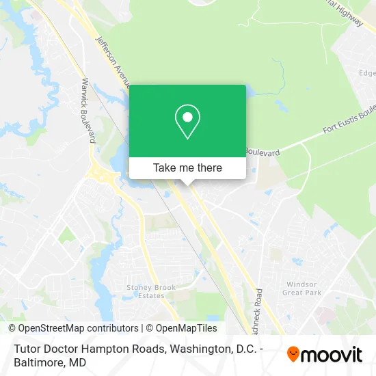 Tutor Doctor Hampton Roads map