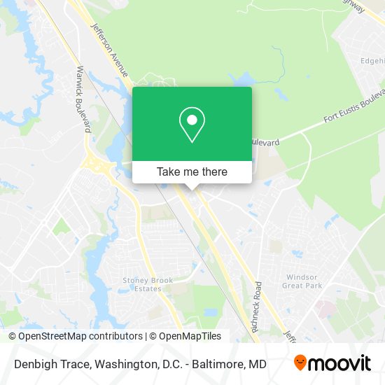 Denbigh Trace map