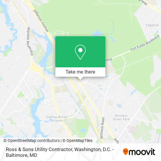 Ross & Sons Utility Contractor map