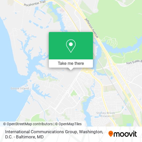Mapa de International Communications Group