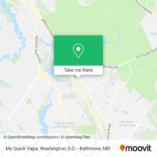 My Quick Vape map