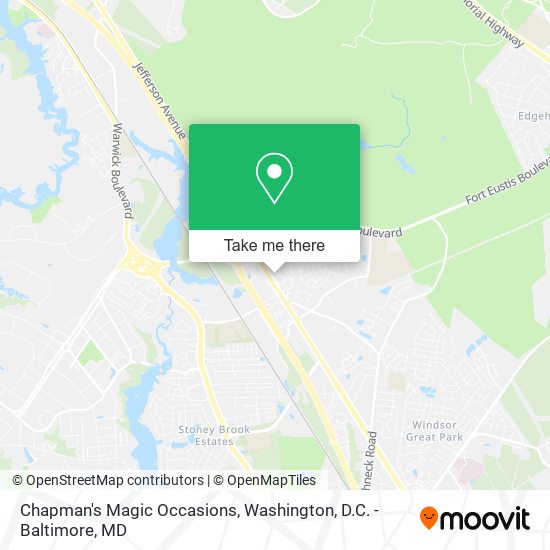 Chapman's Magic Occasions map
