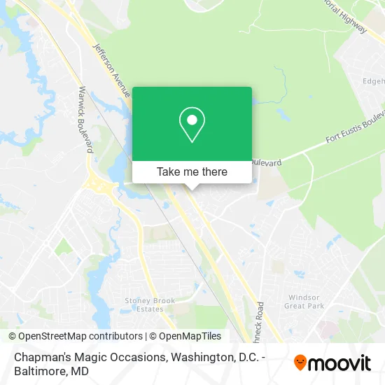 Chapman's Magic Occasions map