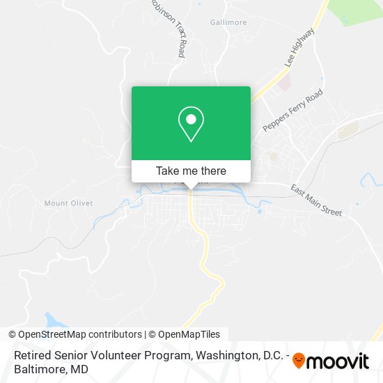 Retired Senior Volunteer Program map