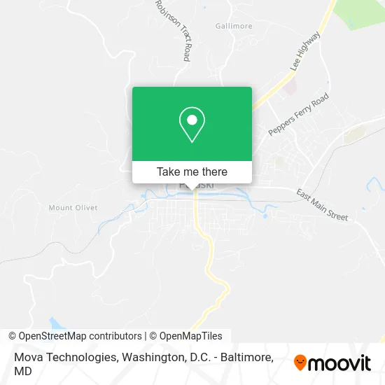 Mova Technologies map