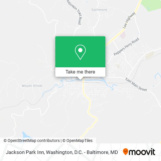 Jackson Park Inn map