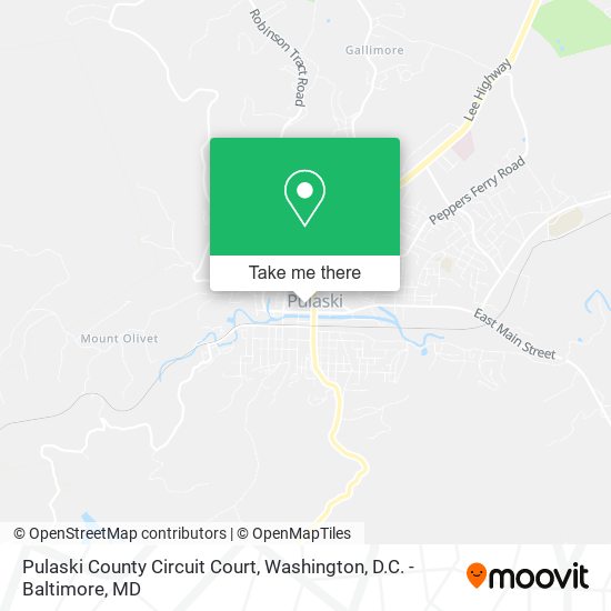 Pulaski County Circuit Court map
