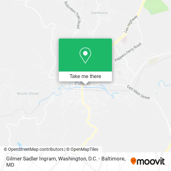 Gilmer Sadler Ingram map