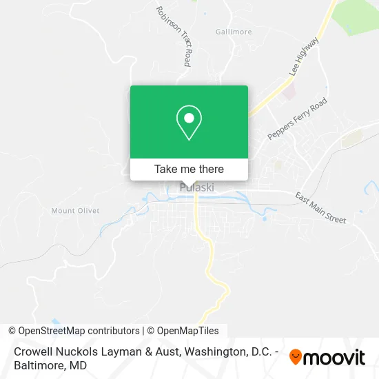 Crowell Nuckols Layman & Aust map