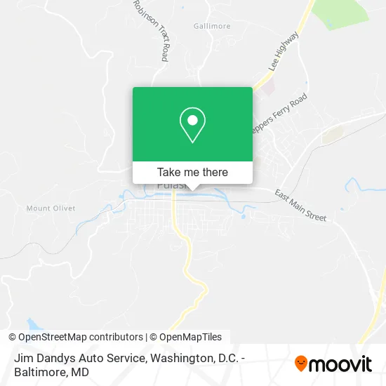 Jim Dandys Auto Service map