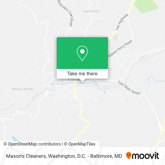 Mason's Cleaners map