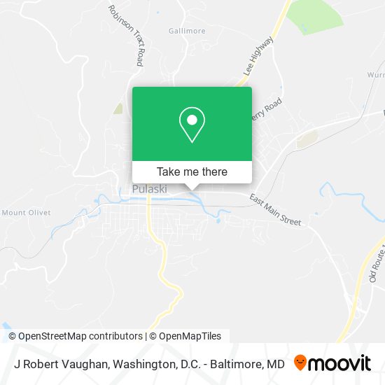 J Robert Vaughan map