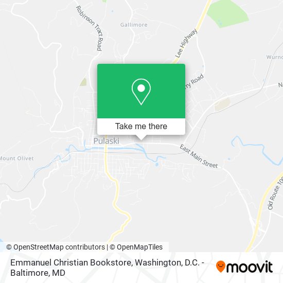 Mapa de Emmanuel Christian Bookstore