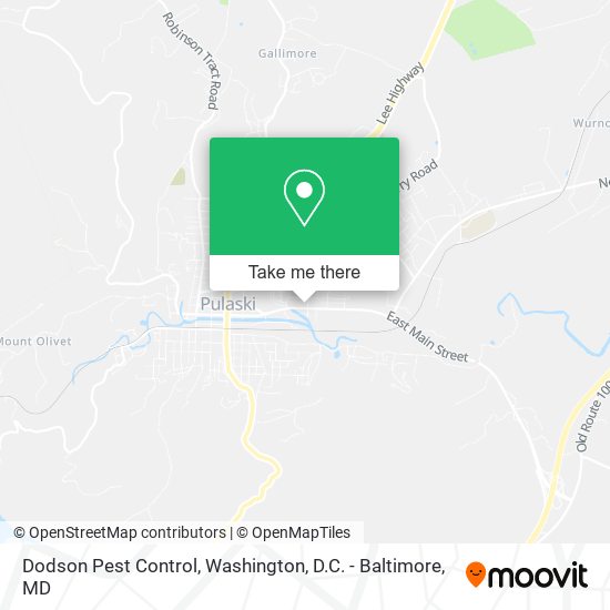 Mapa de Dodson Pest Control