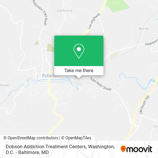 Dobson Addiction Treatment Centers map