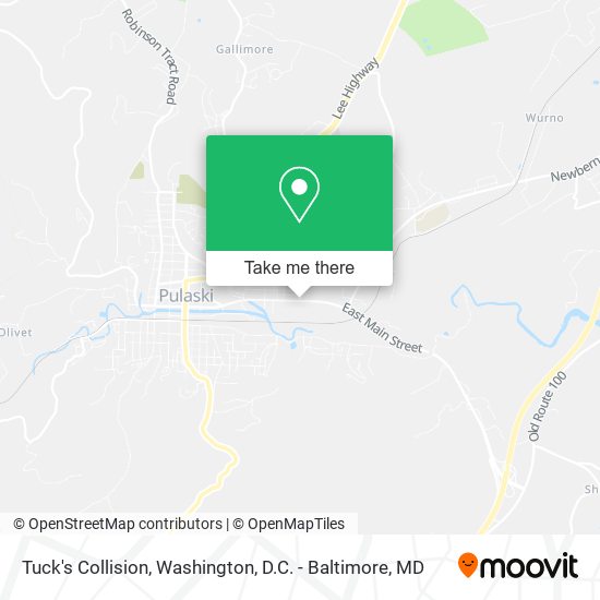 Tuck's Collision map