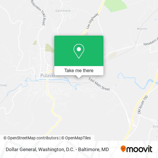 Dollar General map