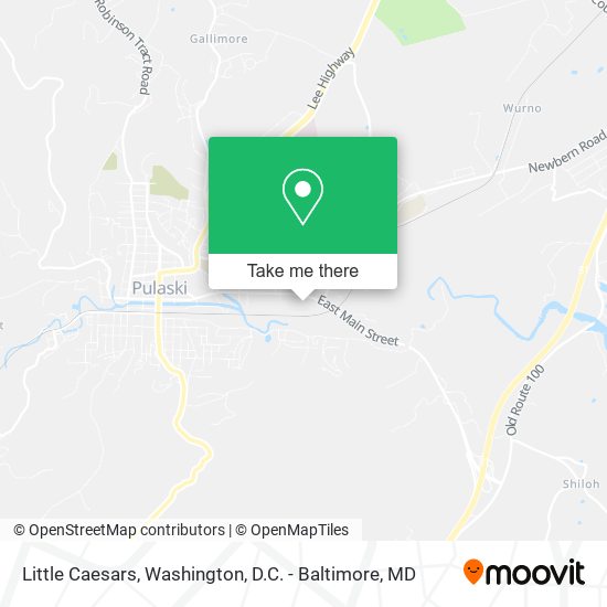 Mapa de Little Caesars
