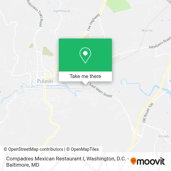 Compadres Mexican Restaurant I map