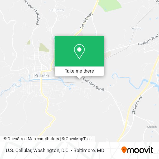 Mapa de U.S. Cellular