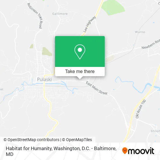 Habitat for Humanity map